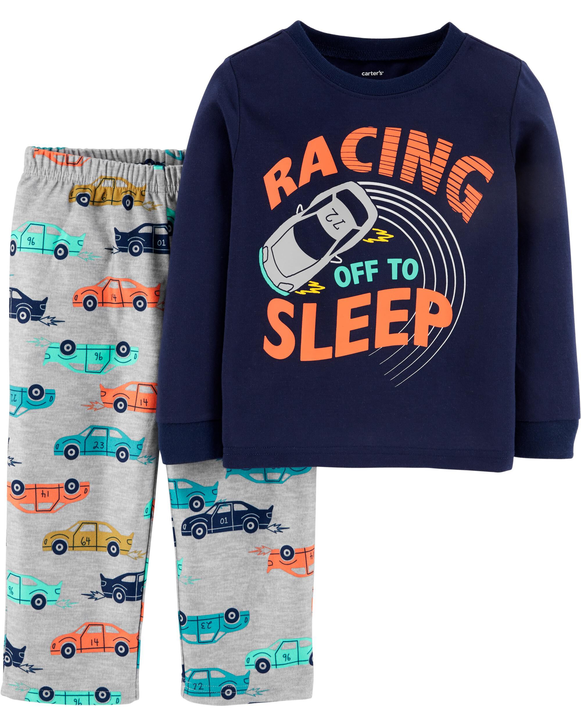 Race car pajamas clearance