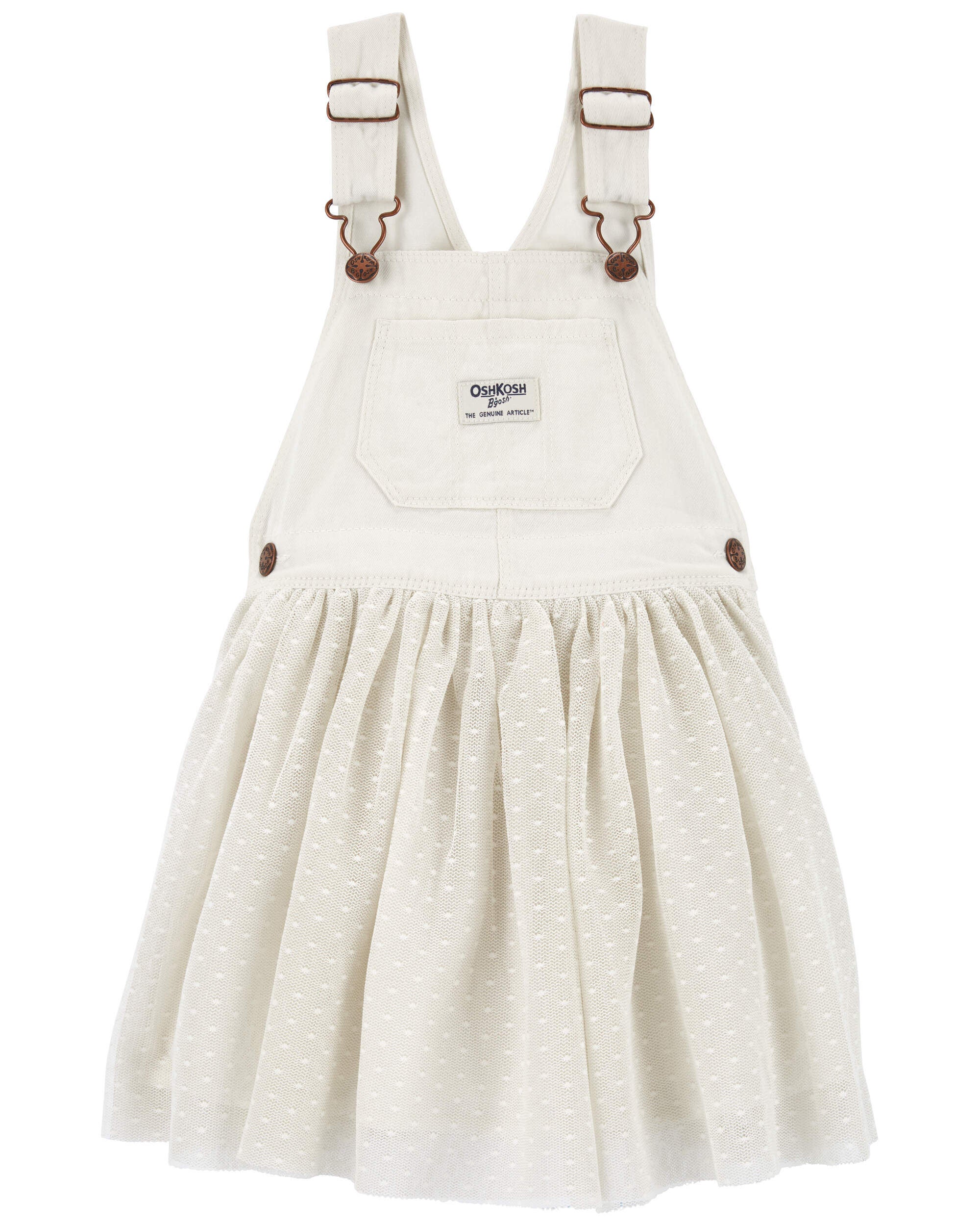 Oshkosh denim tulle dress hot sale