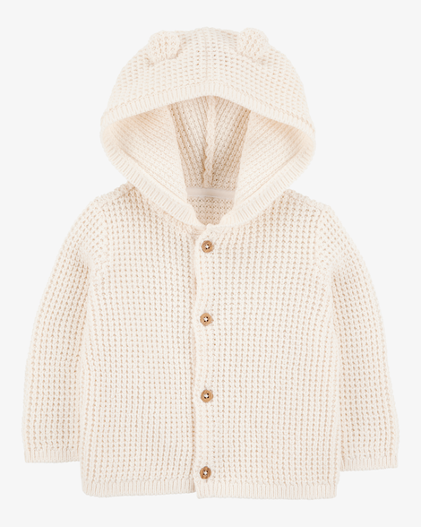 baby hooded cardigan