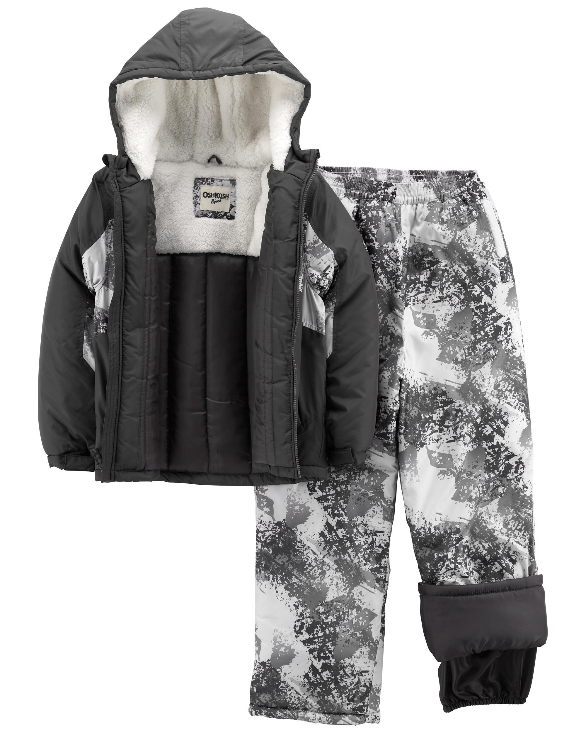 Boys snow pants and jacket discount