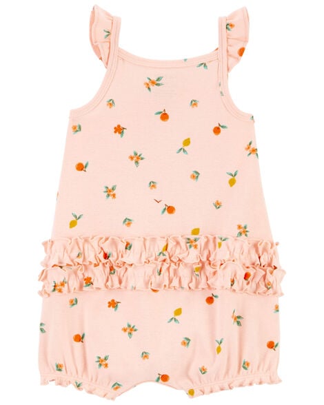 Product image 2 of Baby Peach Snap-Up Cotton Romper