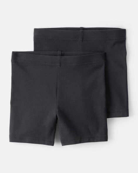 Product image 1 of Toddler Girl 2-Pack Tumbling Shorts - Black