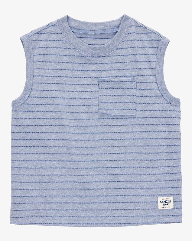Product image 1 of Baby Striped Textured Tank - Blue