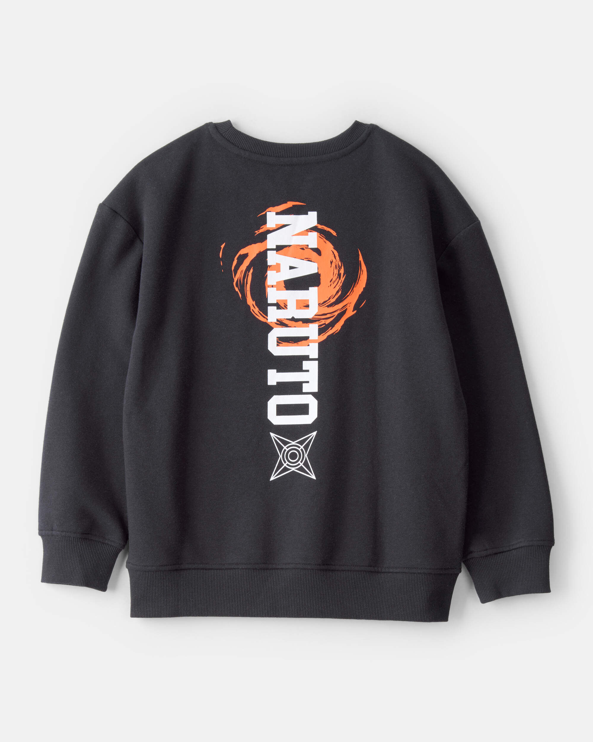 Boys Naruto Anime Pullover Sweatshirt - Black