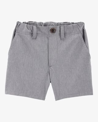 Product image 1 of Toddler Quick Dry Active Pull-On Uniform Shorts - Grey