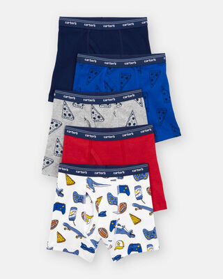 Product image 2 of Toddler 5-Pack Boxer Briefs Underwear