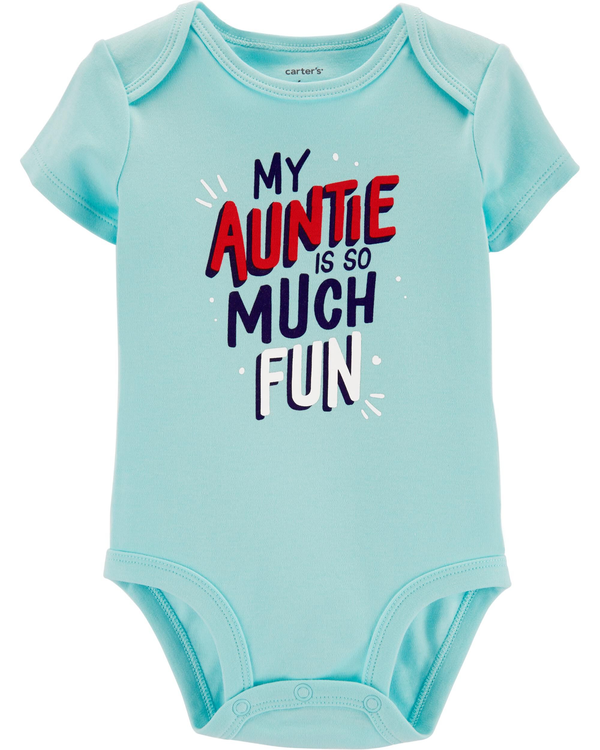 auntie baby vest
