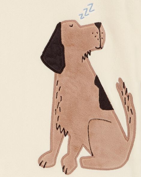 Product image 2 of Toddler 2-Piece Dog Fleece Pajama Set