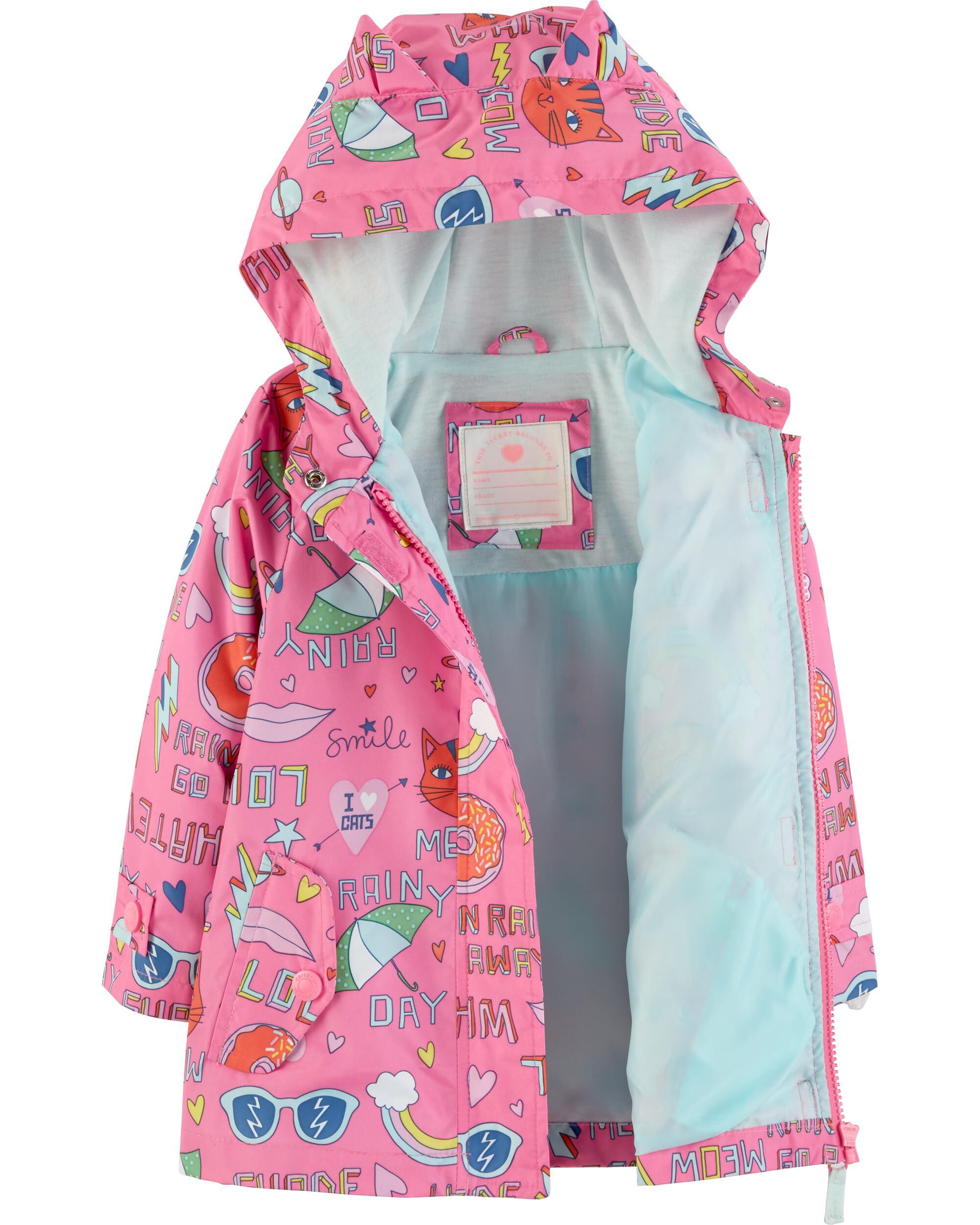 Graphic Raincoat