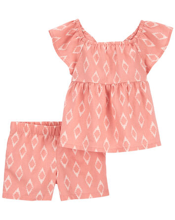 Toddler 2-Piece Linen Outfit Set