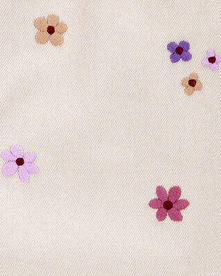 Product image 2 of Baby Floral Twill Skirt - Ivory