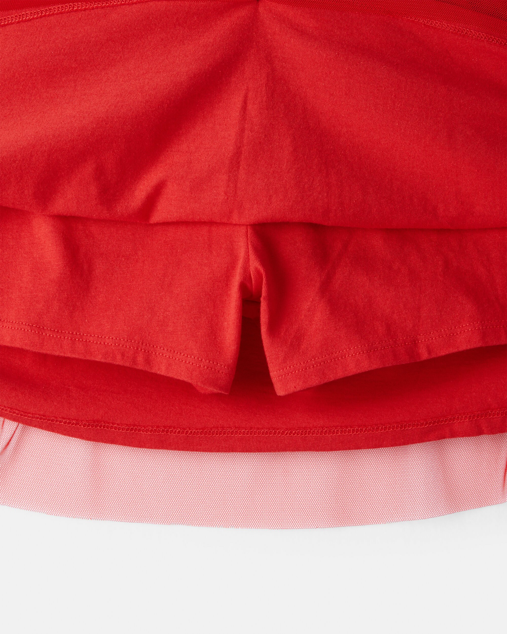 Girls Tutu Skort - Red