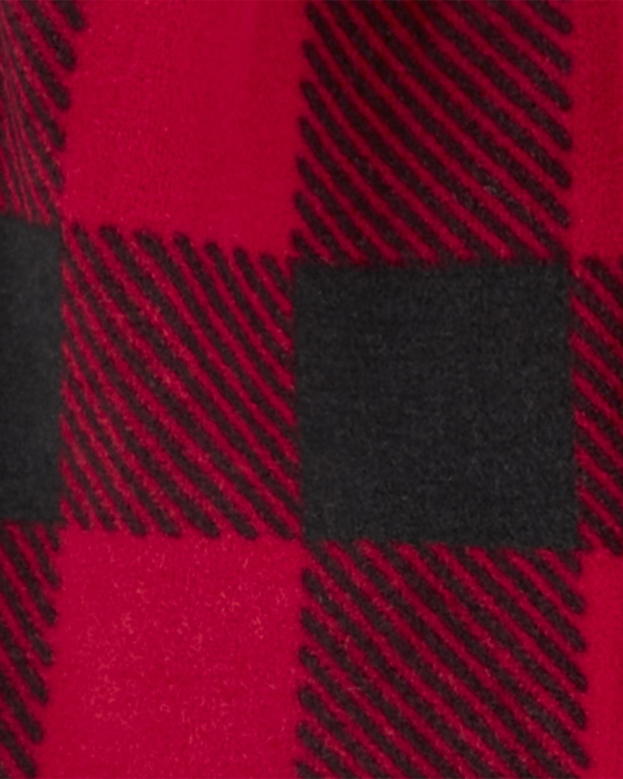 Baby boy buffalo plaid vest top