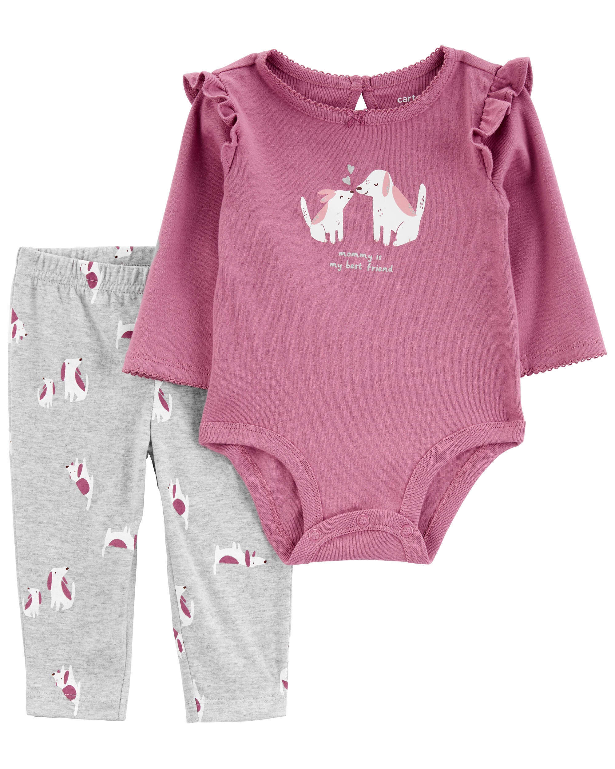 Baby 2 Piece Dog Bodysuit Pant Set Carter s Carter s