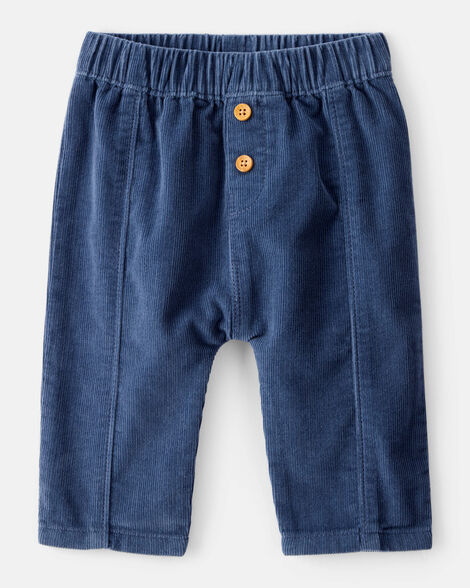 Baby Boy Corduroy Fashion Pants - Blue