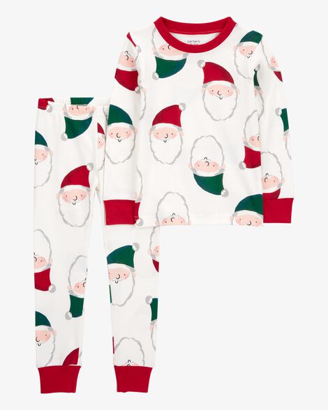 Toddler 2-Piece Santa 100% Snug Fit Cotton Pajamas