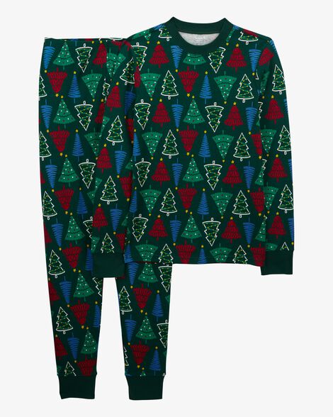  Product image 1 of Adult 2-Piece Christmas Tree 100% Snug Fit Cotton Pajamas