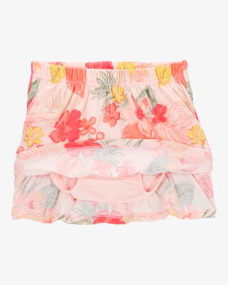 Product image 2 of Baby 2-Piece Ribbed Tank & Floral Pull-On Skort Set - Pink