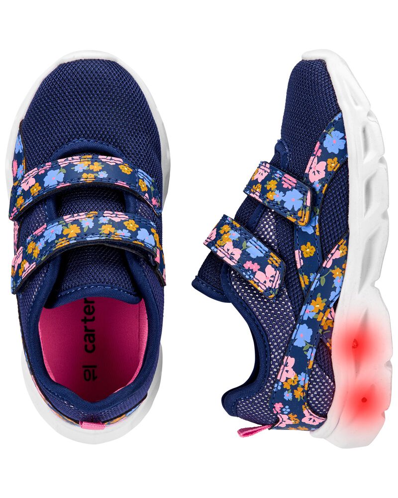 Blue Toddler Carter's Floral Casual Sneakers