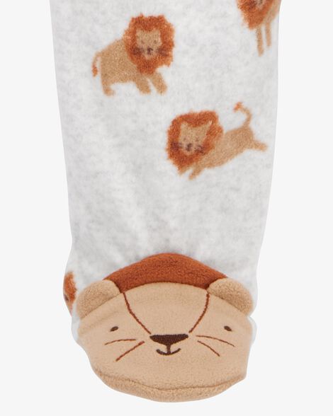  Product image 3 of Baby Lion Fleece Zip-Up Footie Sleep & Play Pajamas