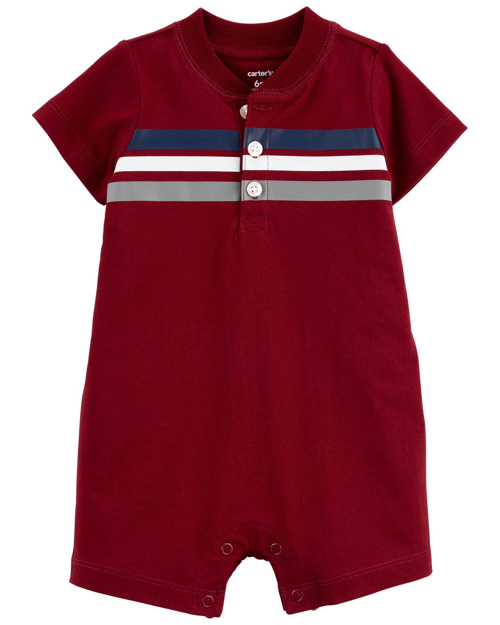 *DOORBUSTER* Striped Jersey Romper