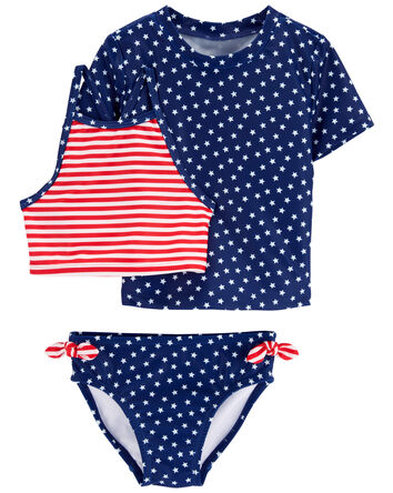 Baby 3-Piece Rashguard Swimsuit Set