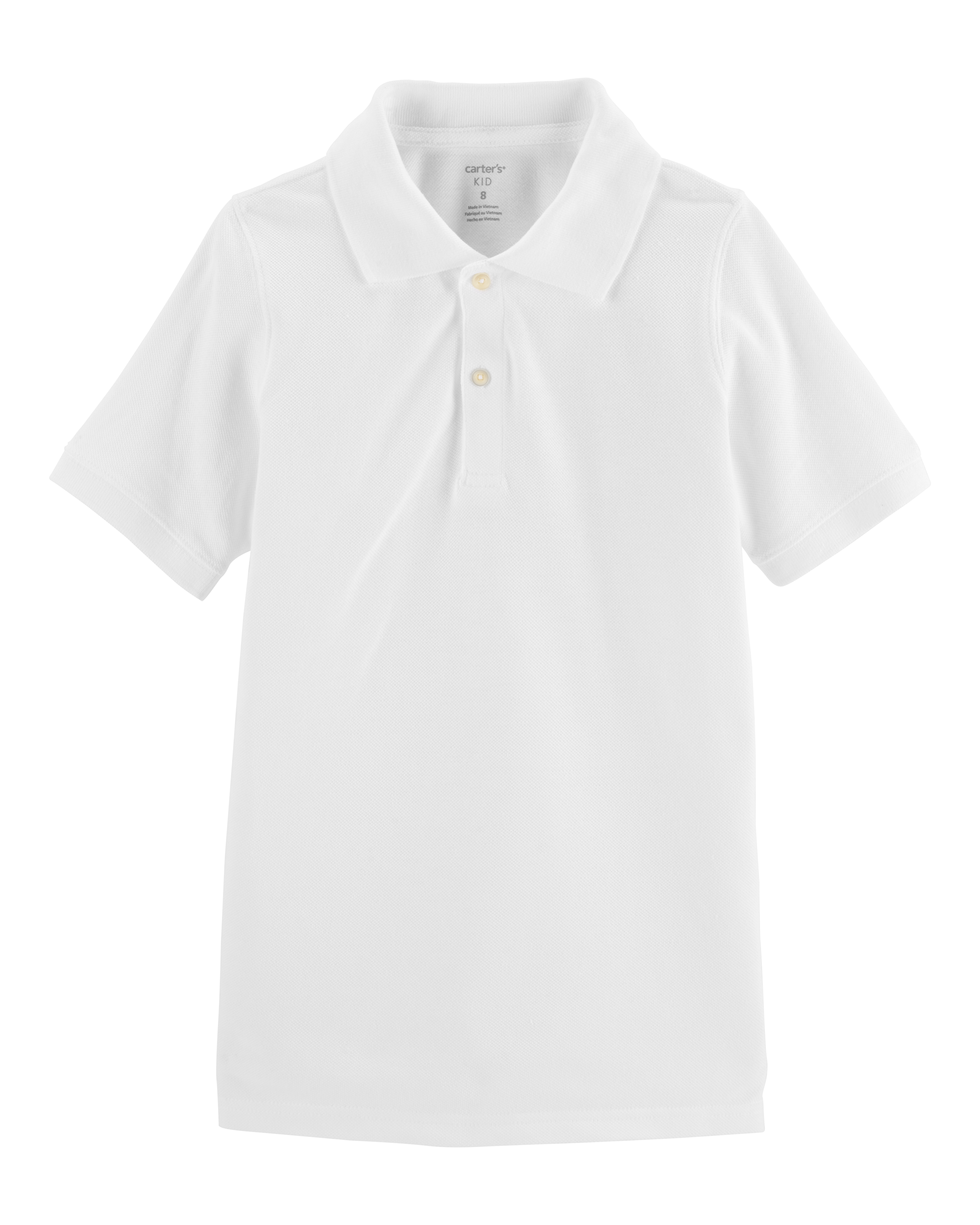 Kid Piqué Uniform Polo