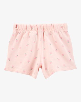 Product image 2 of Toddler Pull-On French Terry Shorts - Pink