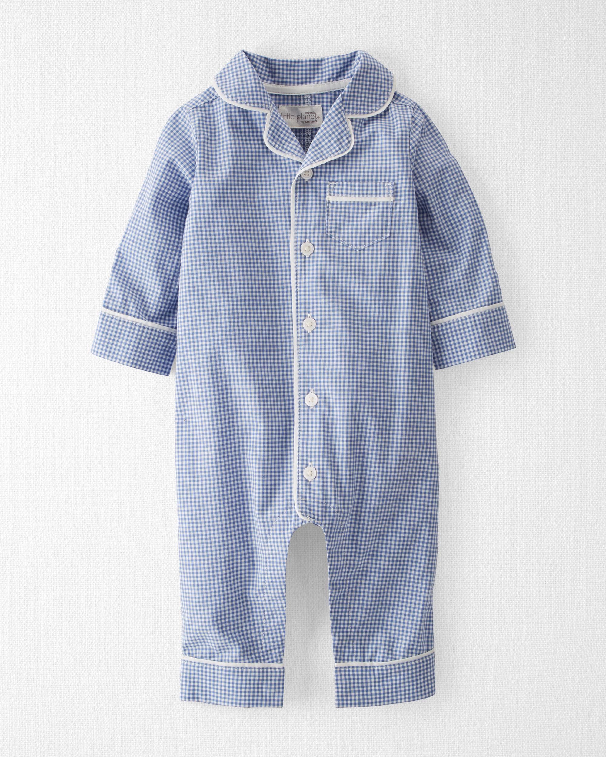 Baby gingham pyjamas online