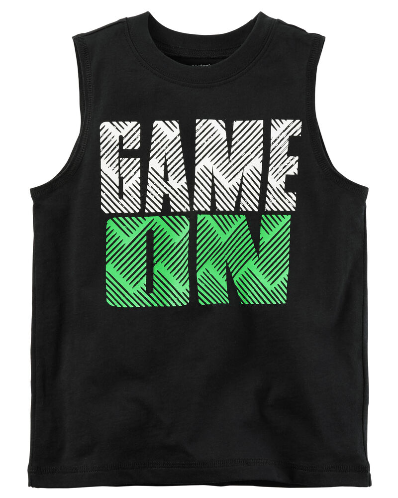 Glow In The Dark Neon Game On Graphic Muscle Tee Carters Com