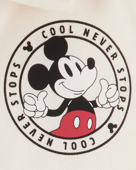  Product image 3 of Toddler 2-Piece Mickey Mouse Polo Shirt & Short Set - Heather/Red