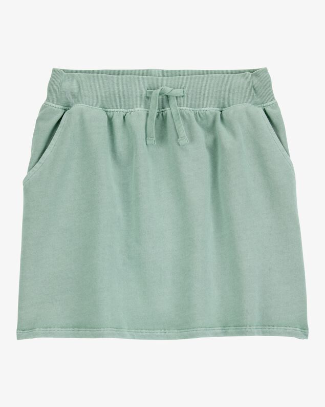 Product image 1 of Kid Active Drawstring French Terry Skort - Green