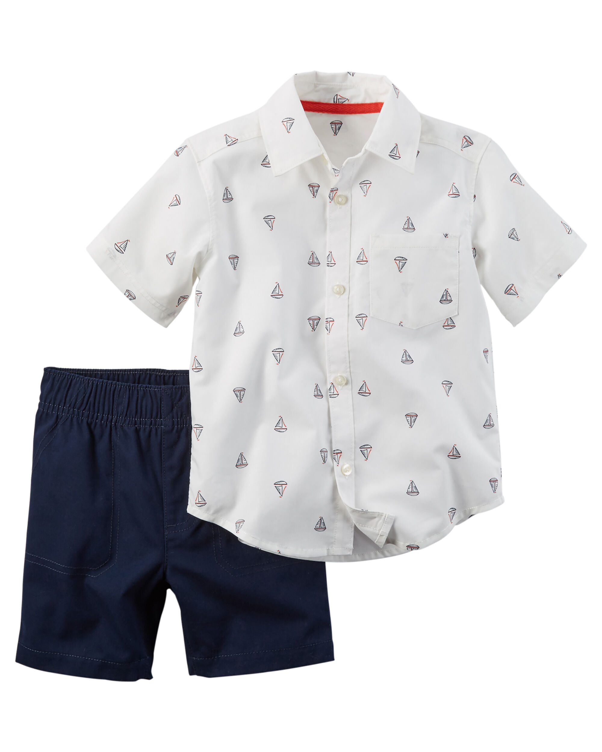 Baby Boy 2-Piece Shirt & Short Set | Carters.com