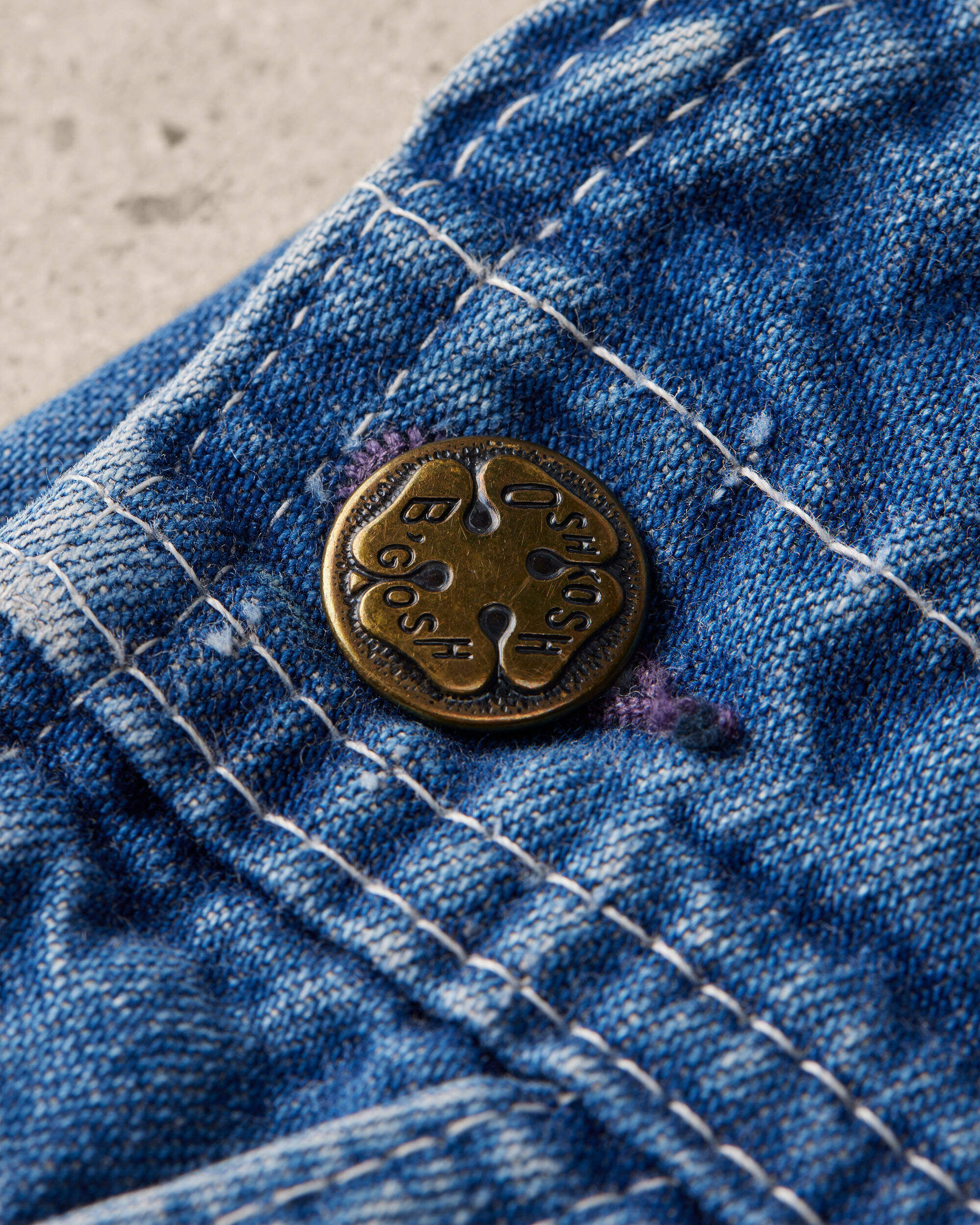 Toddler 3T Vintage Medium Wash Denim Overalls from the OshKosh Archive Release, circa 1980s