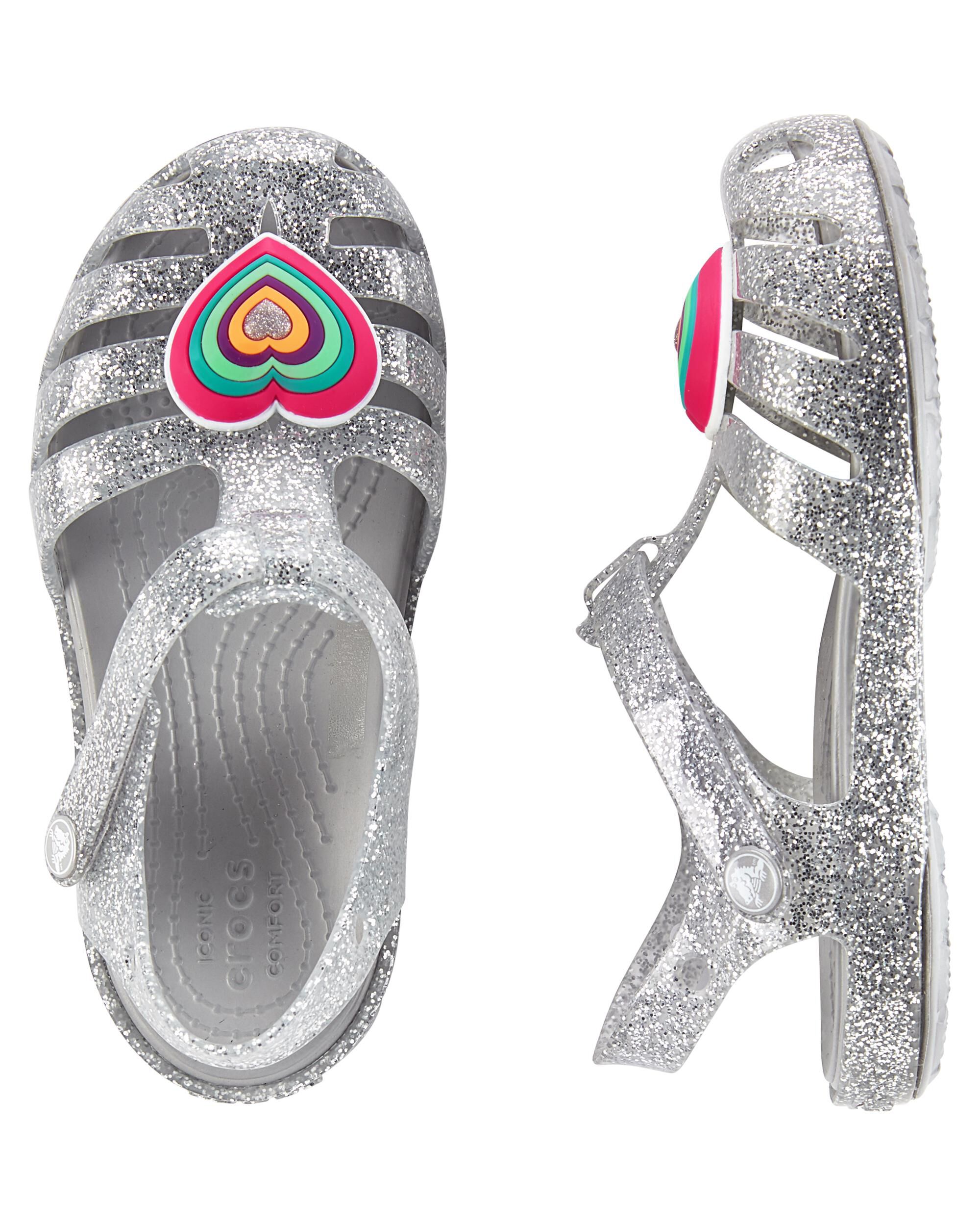 crocs isabella glitter flat