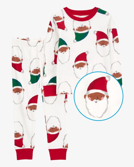 Product image 2 of Toddler 2-Piece Santa 100% Snug Fit Cotton Pajamas