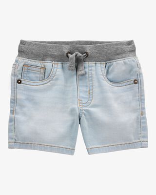 Product image 1 of Toddler Pull-On Denim Shorts - Light Blue Wash