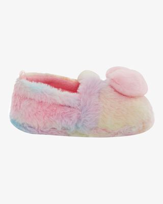 Product image 2 of Rainbow Heart Faux Fur Loafer Slippers