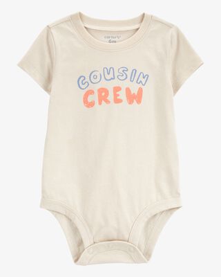 Product image 1 of Baby Cousin Crew Short-Sleeve Bodysuit - Ivory