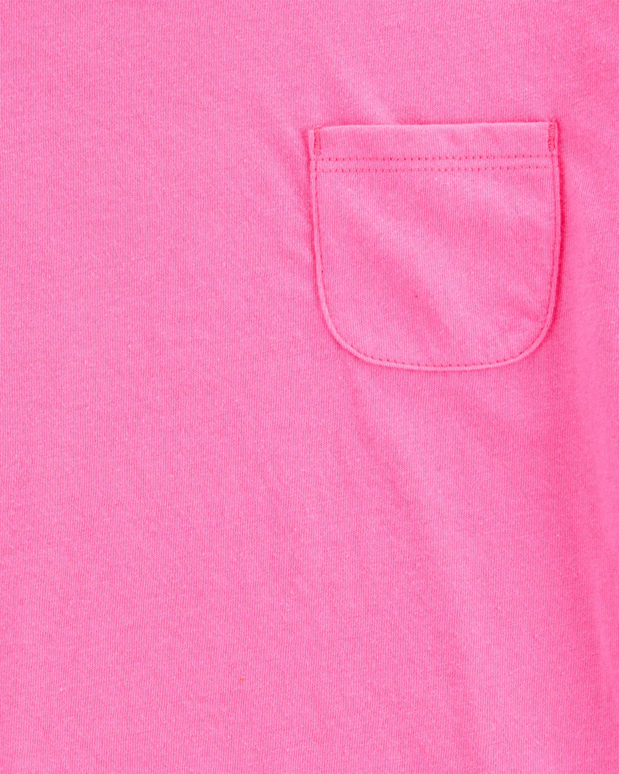 Kid Solid Short-Sleeve Fashion Top - Pink - Carter's | Carter's