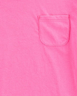 Product image 2 of Kid Solid Short-Sleeve Fashion Top - Pink