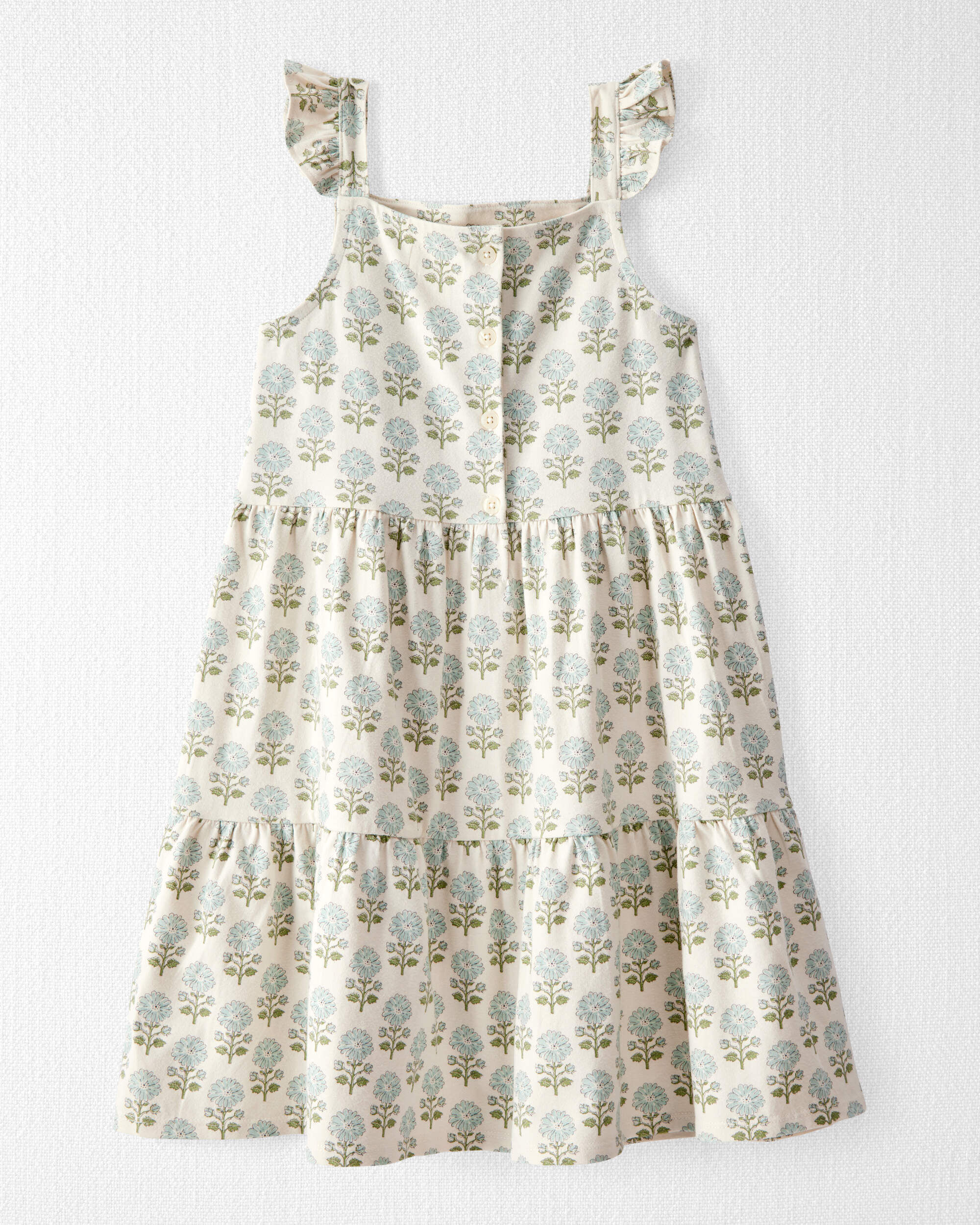 Kid Organic Cotton Floral-Print Dress - Little Planet | Carter's