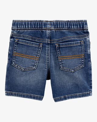 Product image 2 of Toddler Pull-On Denim Shorts - Navy