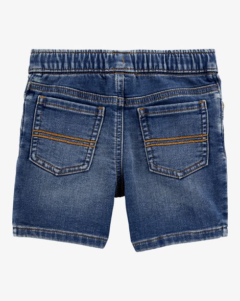 Product image 2 of Toddler Pull-On Denim Shorts - Navy