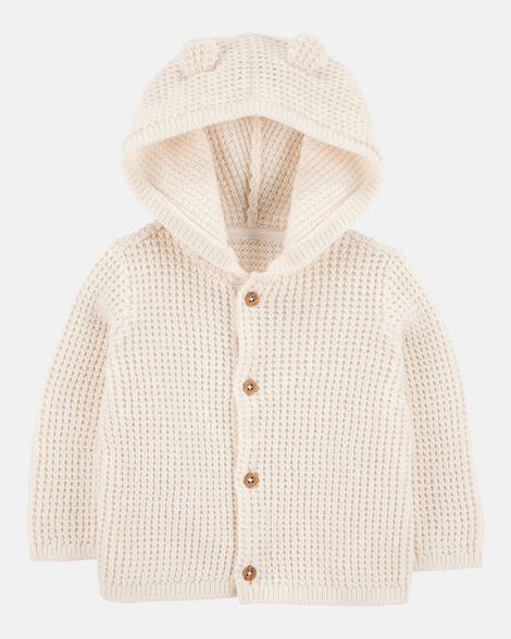 baby hooded cardigan