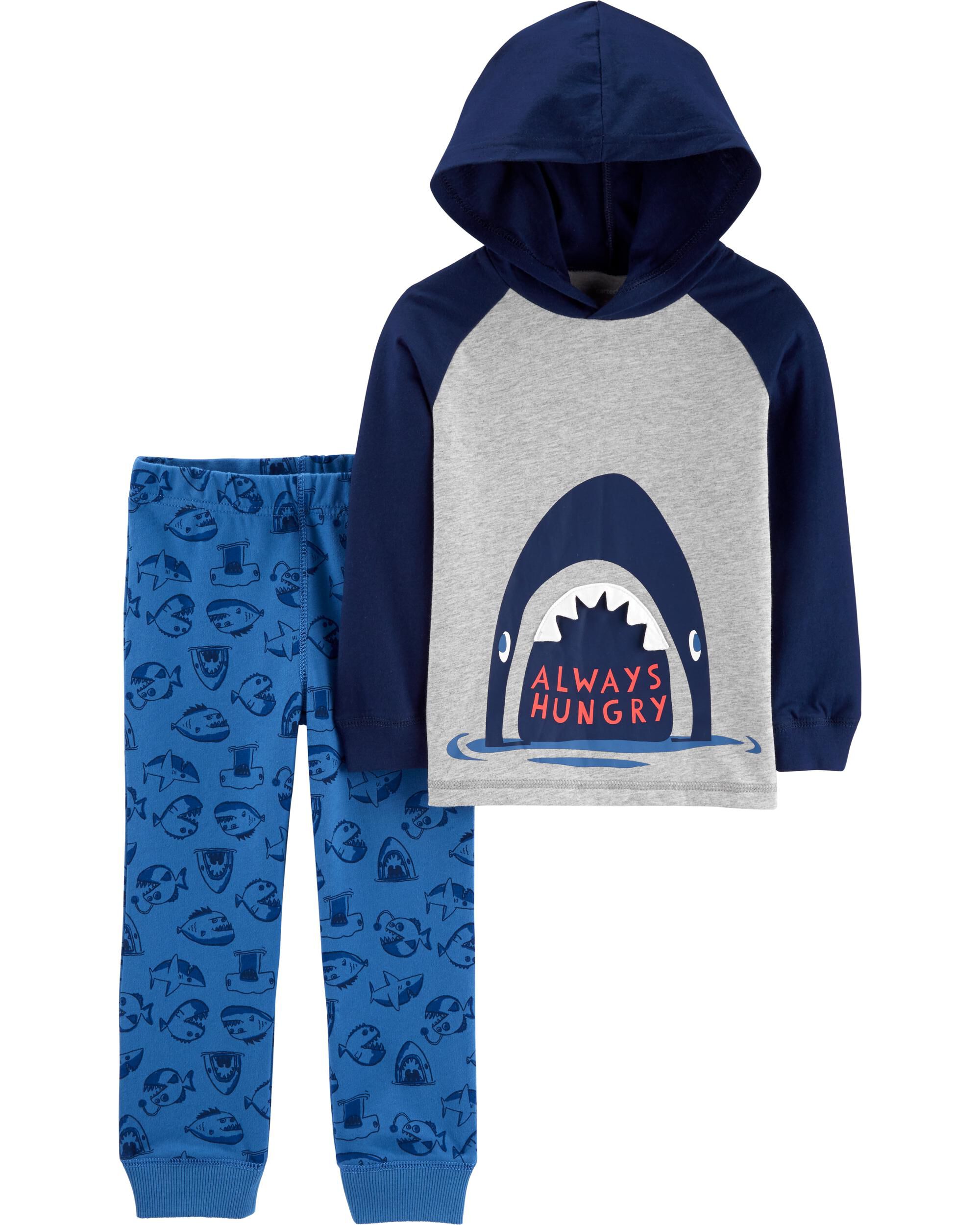 carters hooded pajamas