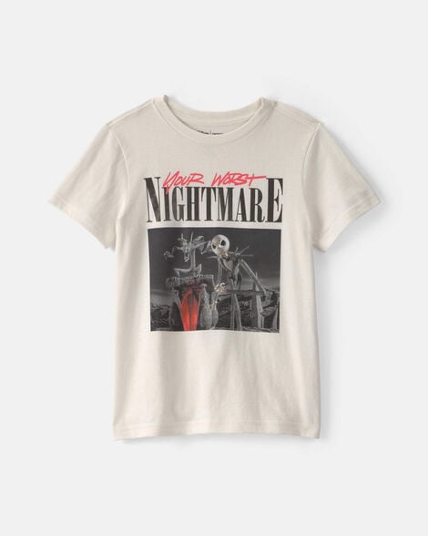 boys disney© nightmare halloween graphic tee - cream
