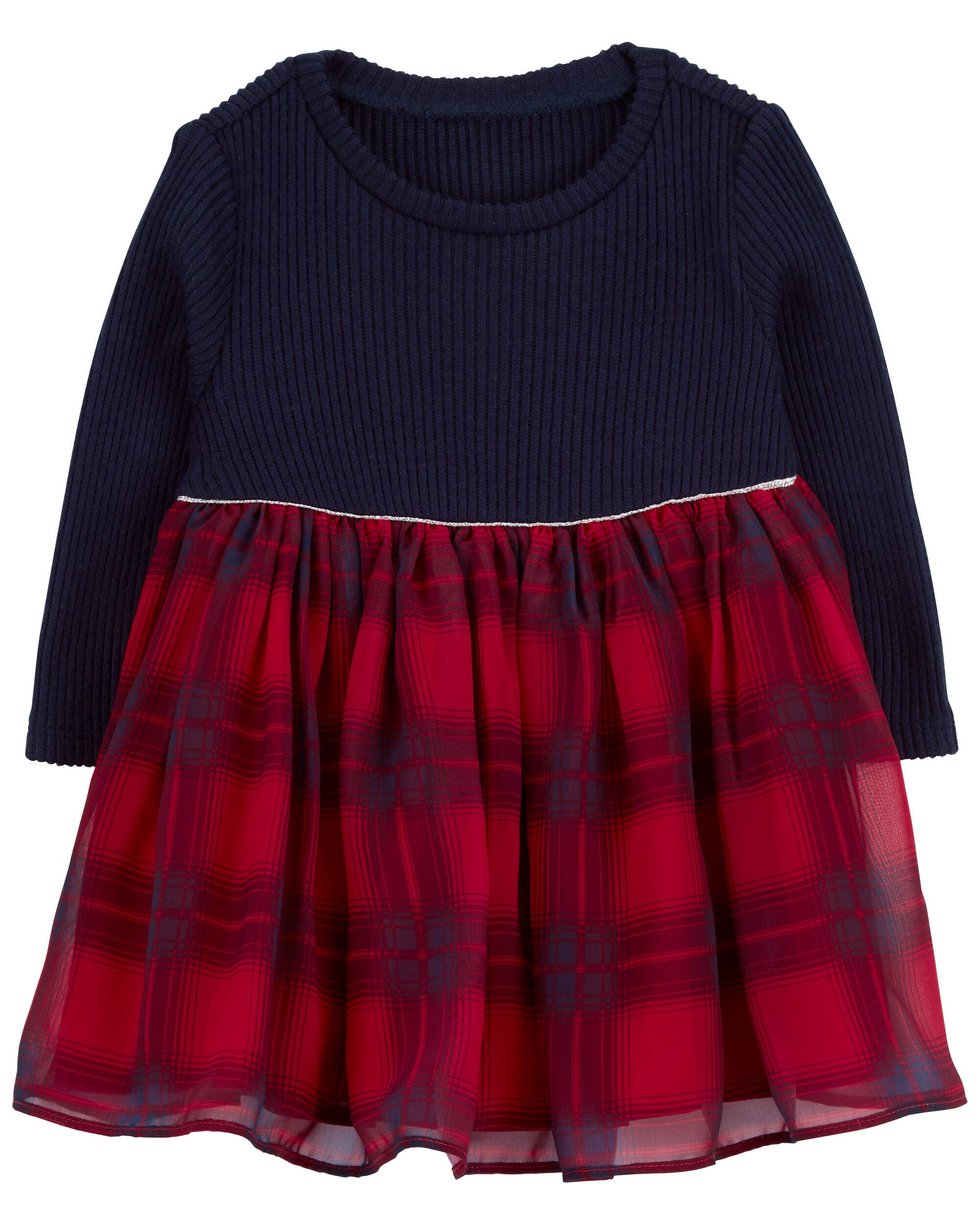 Carters red sweater dress clearance