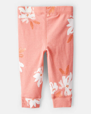 Product image 2 of Baby 2-Pack Pull-On Pants - Pink/Floral