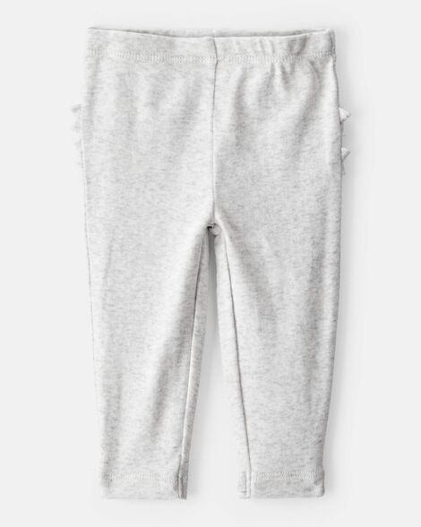  Product image 2 of Baby 2-Pack Floral Pull-On Pants - Grey/Blue